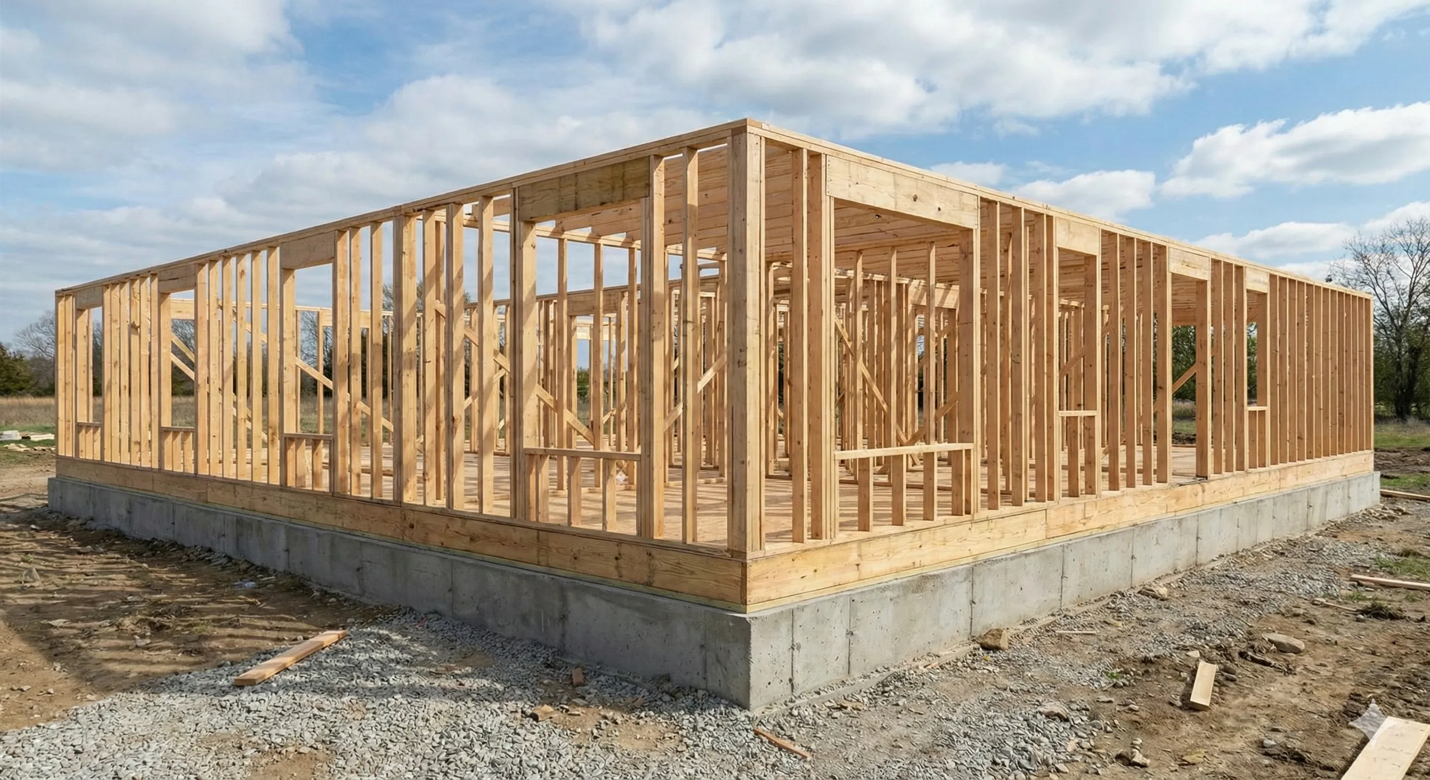 Structural Framing project by Peachtree General Contracting in North Georgia