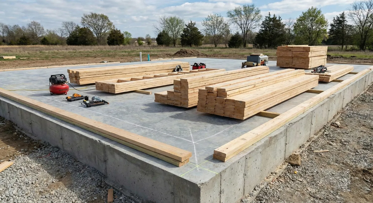 Before renovation — Structural Framing in North Georgia
